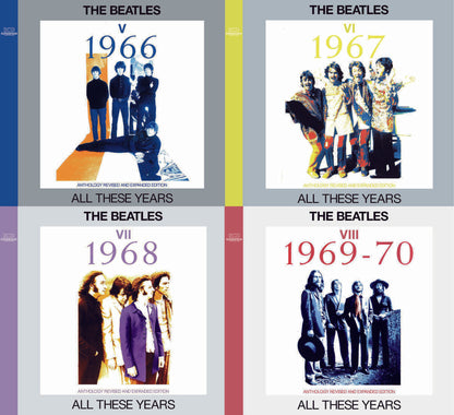 THE BEATLES / ALL THESE YEARS V - VIII 1966 - 1970 ANTHOLOGY REVISED EXPANDED EDITION 8CD