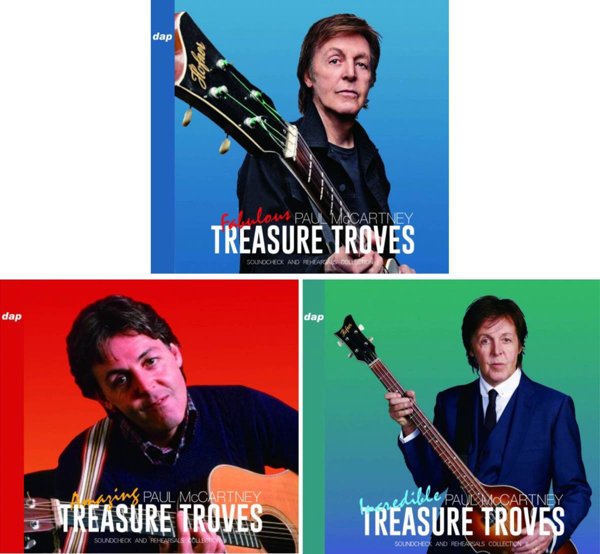 PAUL McCARTNEY / TREASURE TROVES ～SOUNDCHECK AND REHEARSALS COLLECTION～ vol1-vol3 [6CD]
