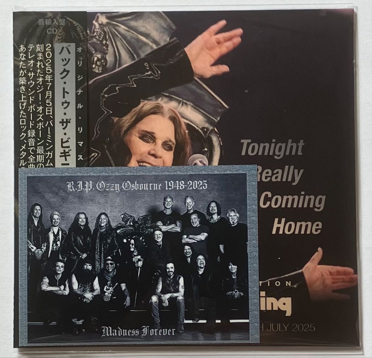 Ozzy Osbourne y BLACK SABBATH / Tonight Really Coming Home con OBI Edición limitada (Funda de papel 1 CD + 2 CD adicionales)