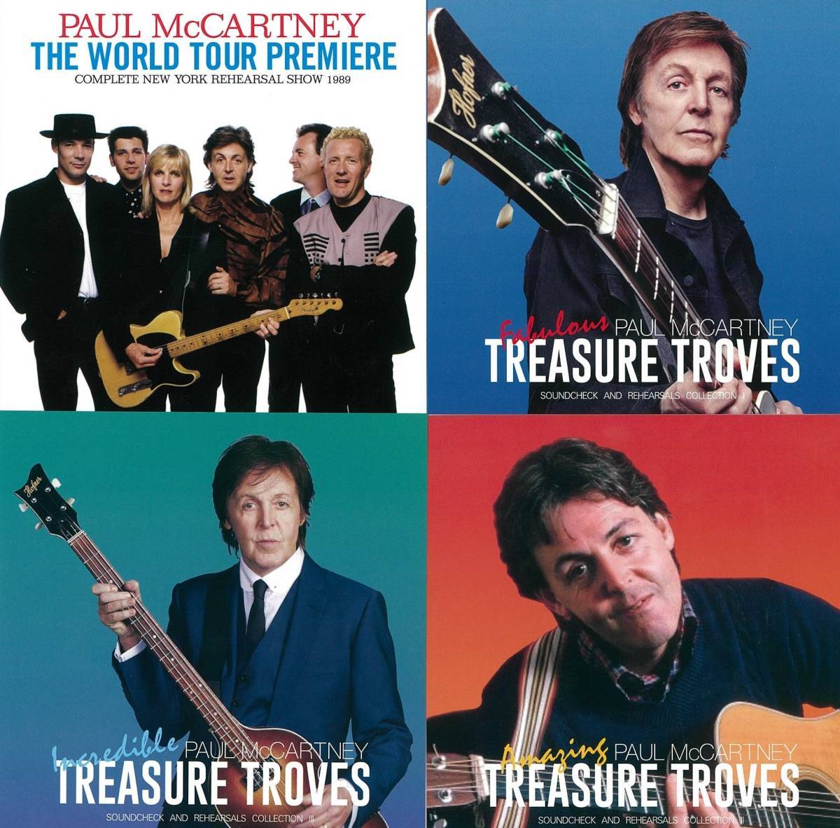 PAUL McCARTNEY / TREASURE TROVES ( SOUNDCHECK AND REHEARSALS COLLECTION ) 8CD