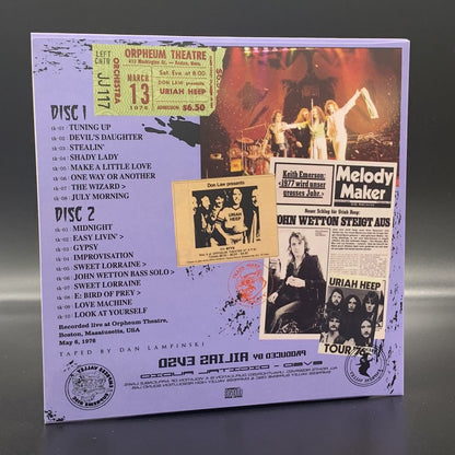 URIAH HEEP / IN BOSTON 1976 Taped by Dan Lampinski (2CD)