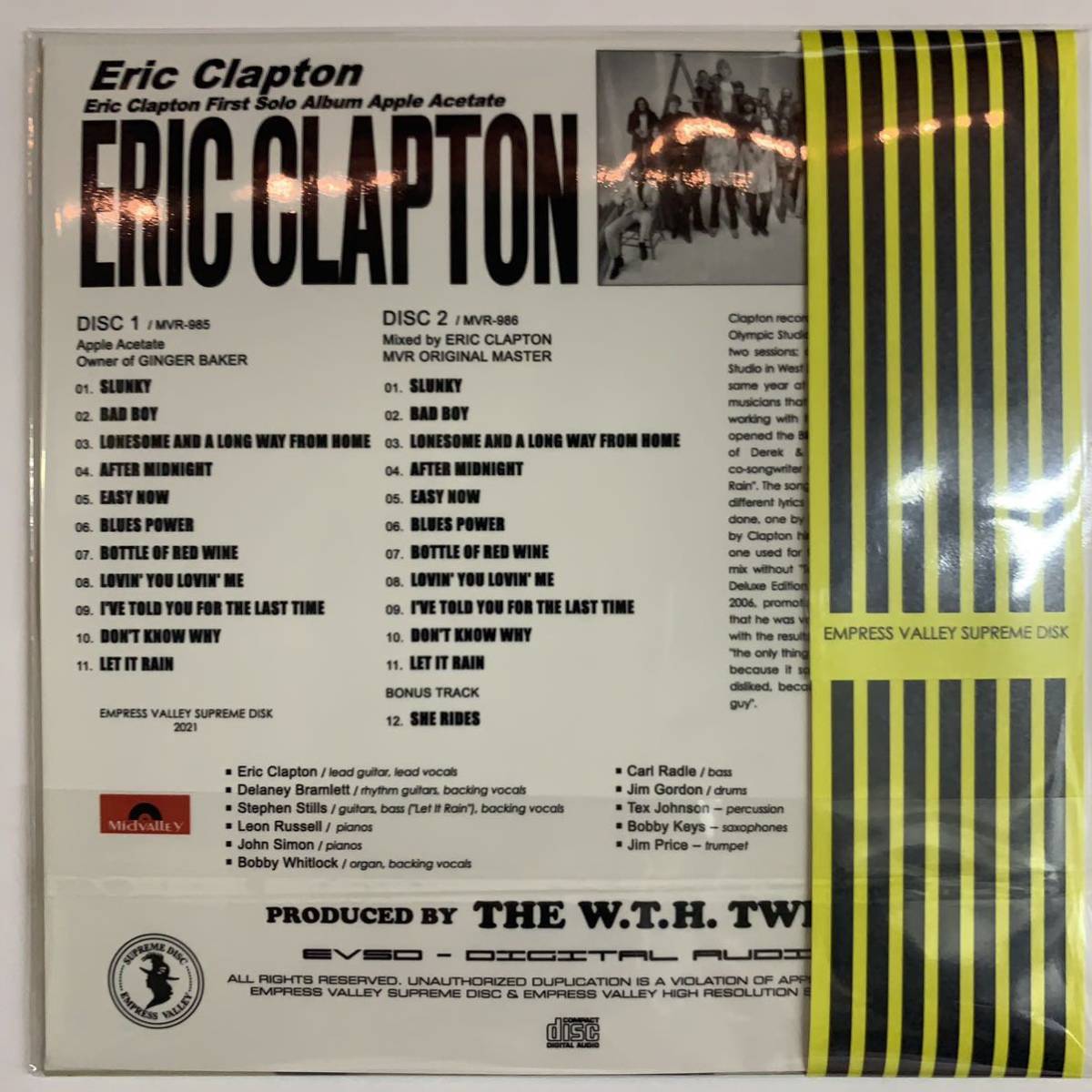 ERIC CLAPTON / APPLE ACETATE (2CD)