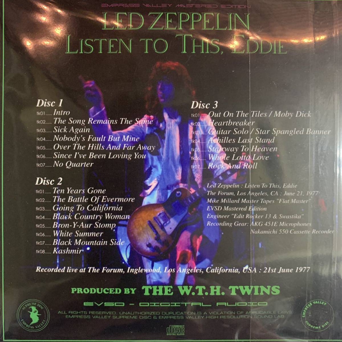 LED ZEPPELIN / LISTEN TO THIS EDDIE! Remastered Collection (6CD + Bonus CD)