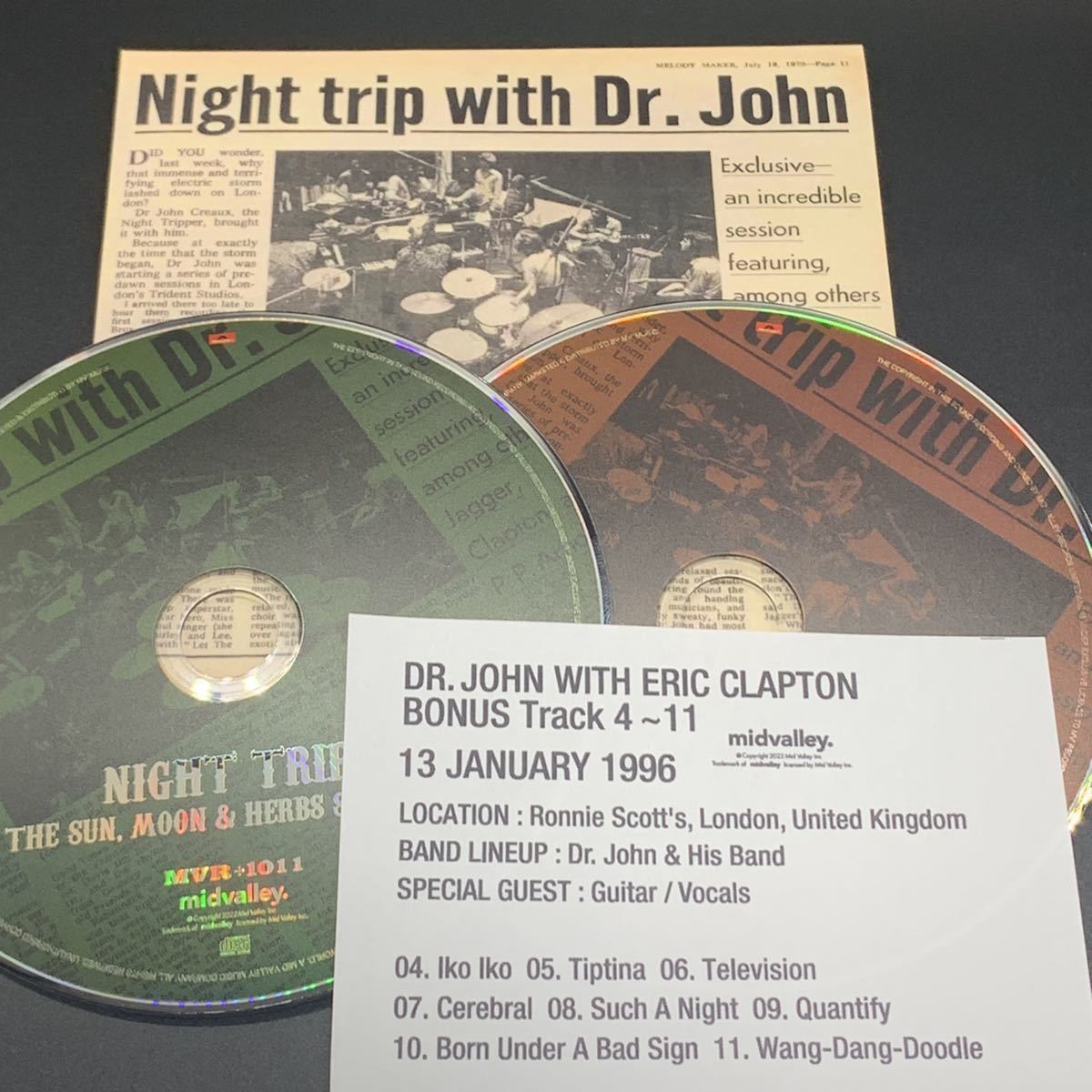 Dr. John The Night Tripper The Sun, Moon and Herbs Sessions (2CD) Eric Clapton / Dominos / Mick Jagger