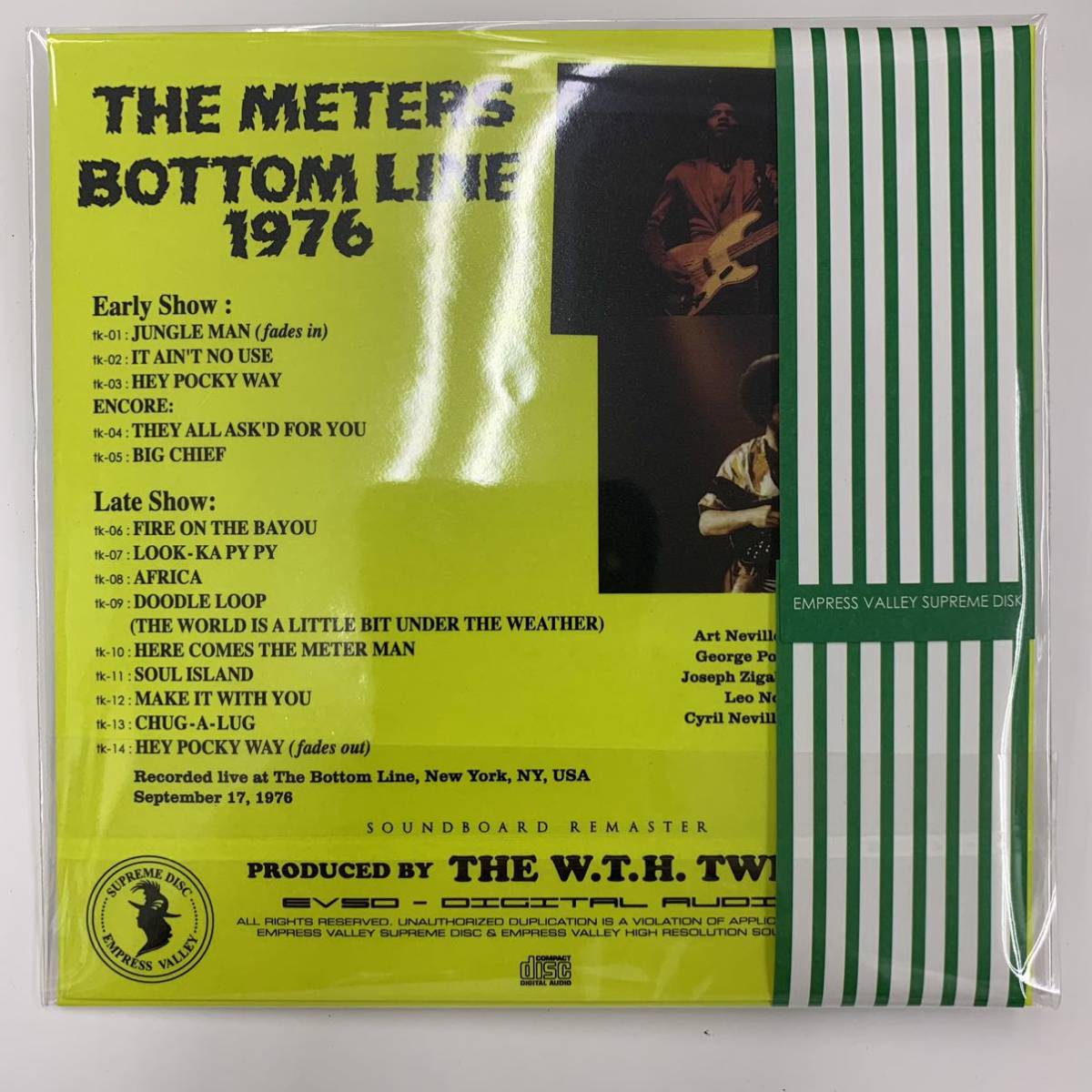 THE METERS / BOTTOM LINE 1976 (CD)