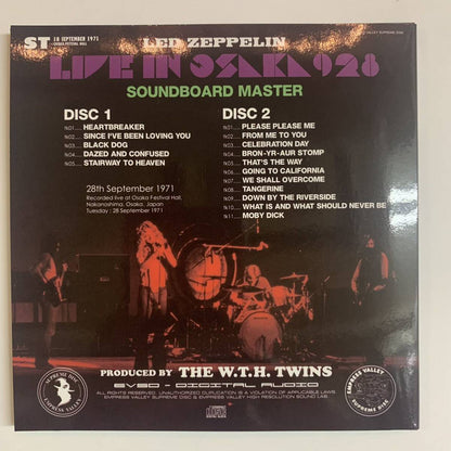 Led Zeppelin Please Please Me LIVE IN OSAKA 928 6CD BOX SET Empress Valley