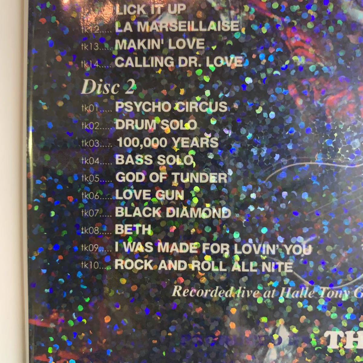 KISS / 2023 FRANCE Live At Halle Tony Garnier, Lyon, 27th June 2023 Empress Valley (2CD)