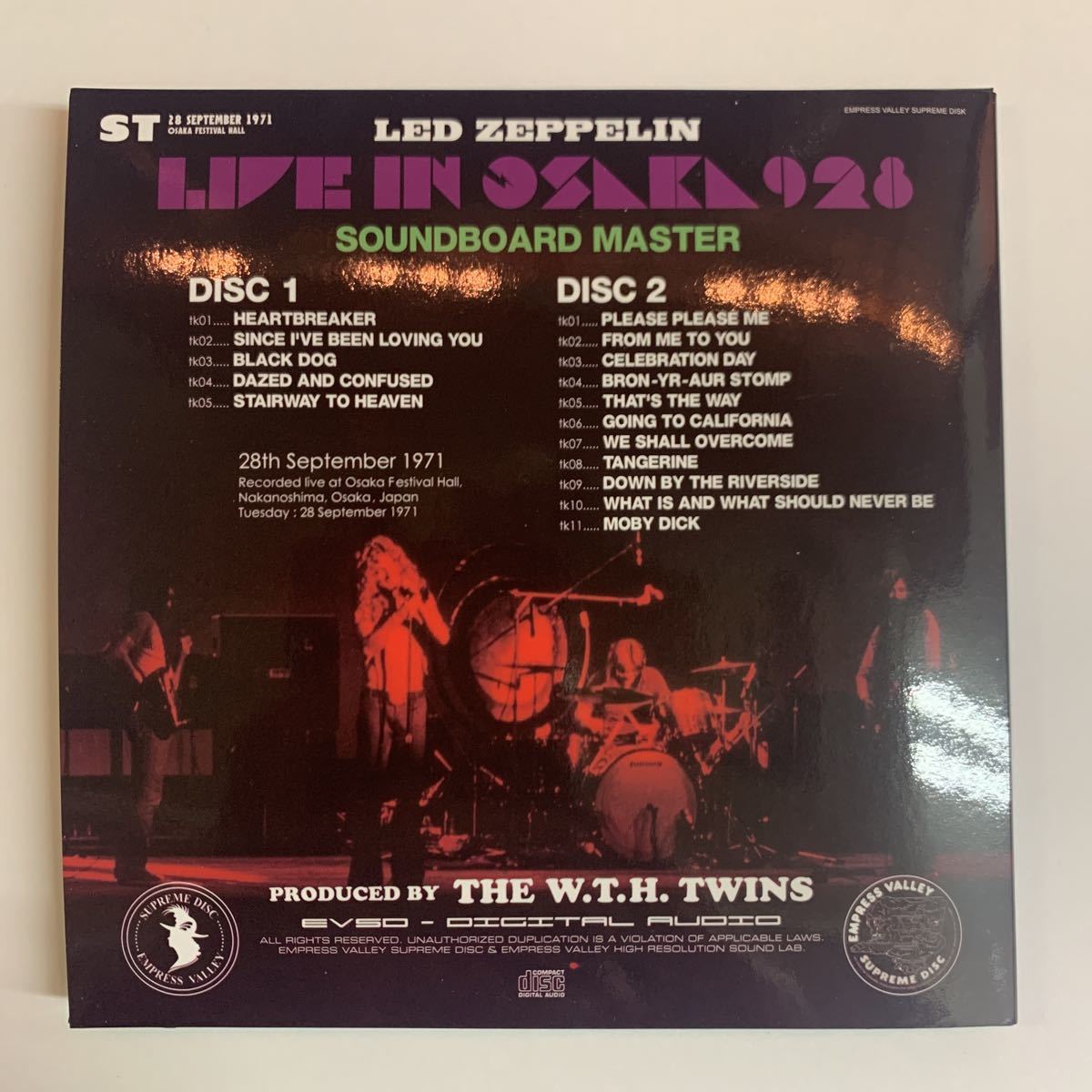 Led Zeppelin God Save The Queen 1971 5CD Box Set Empress Valley