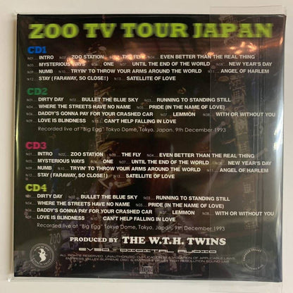 U2 / ZOO TV TOUR JAPAN 4CD Empress Valley