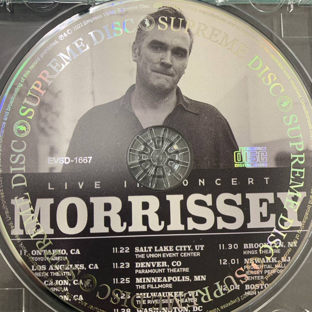 MORRISSEY / FOX THEATRE 2022 (1CD) Empress Valley