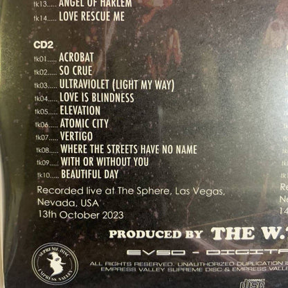 U2 / SPHERE VIBRATION (4CD) Empress Valley