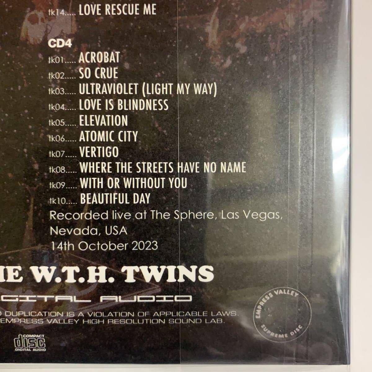 U2 / SPHERE VIBRATION (4CD) Empress Valley