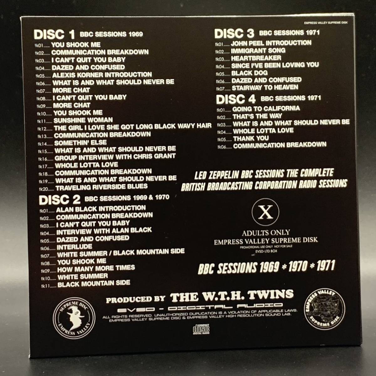 LED ZEPPELIN / THE BEST OF THE BBC ROCK HOUR (6CD + 2DVD-A) Box set