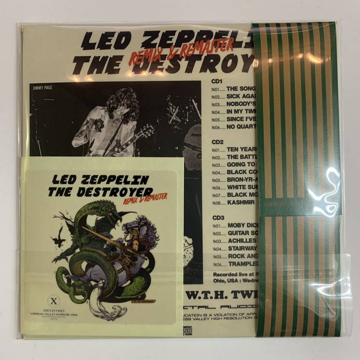 LED ZEPPELIN / THE DESTROYER Remix & Remaster TMOQ version (3CD)