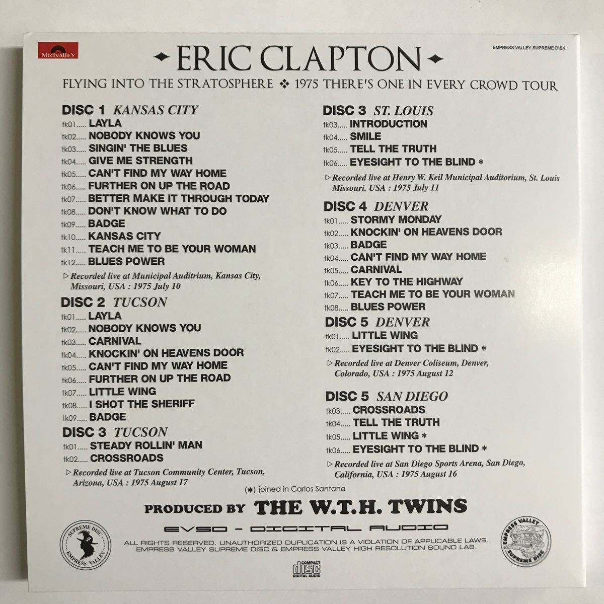 ERIC CLAPTON / FLYING INTO THE STRATOSPHERE (4CD＋5CD ) – WORLD