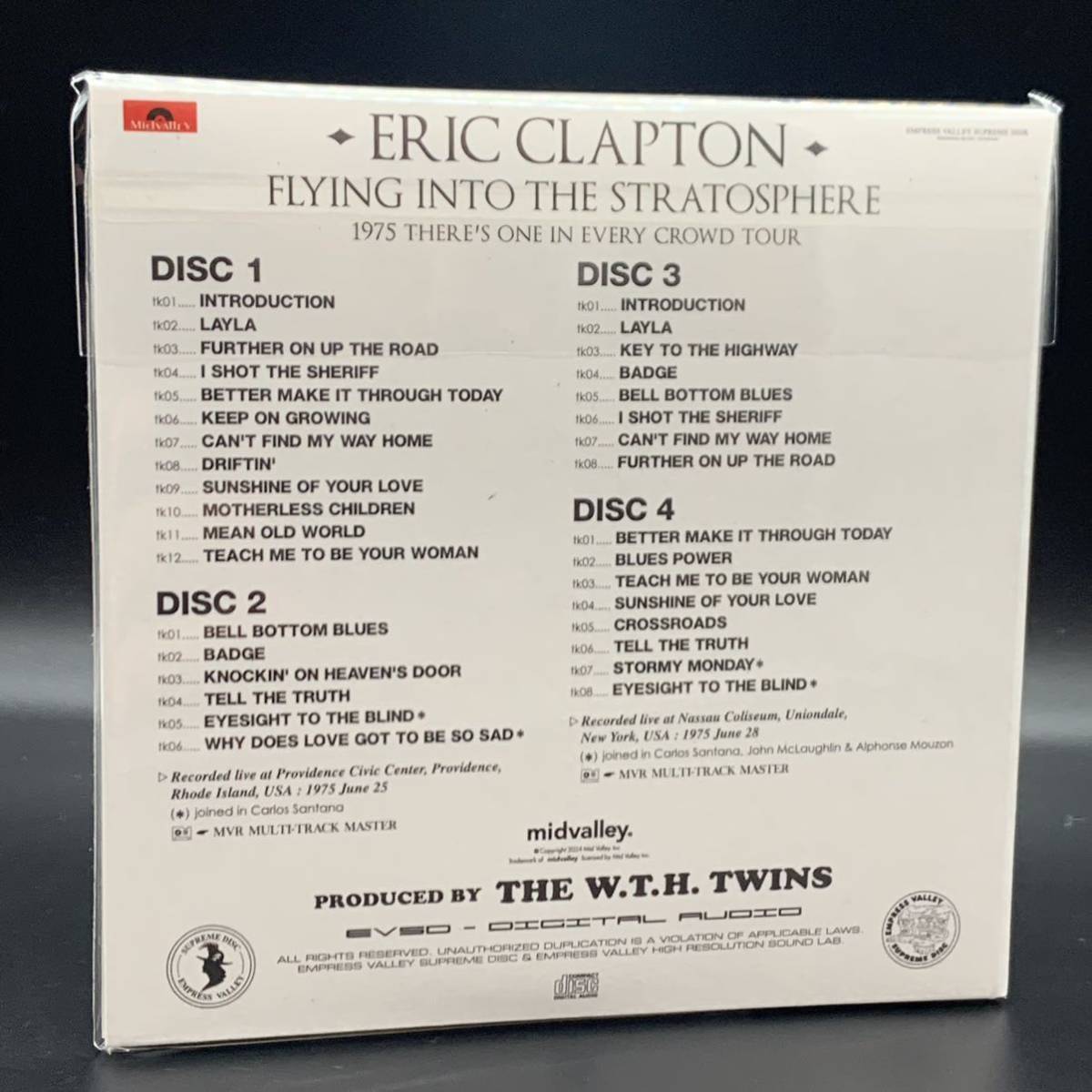 ERIC CLAPTON / FLYING INTO THE STRATOSPHERE Limited Edition (4CD＋5CD+2 bonus photos+photo book)