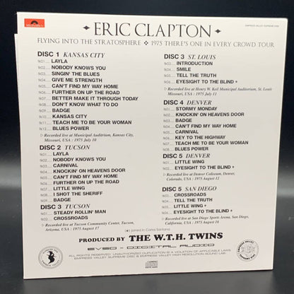 ERIC CLAPTON / FLYING INTO THE STRATOSPHERE Limited Edition (4CD＋5CD+2 bonus photos+photo book)