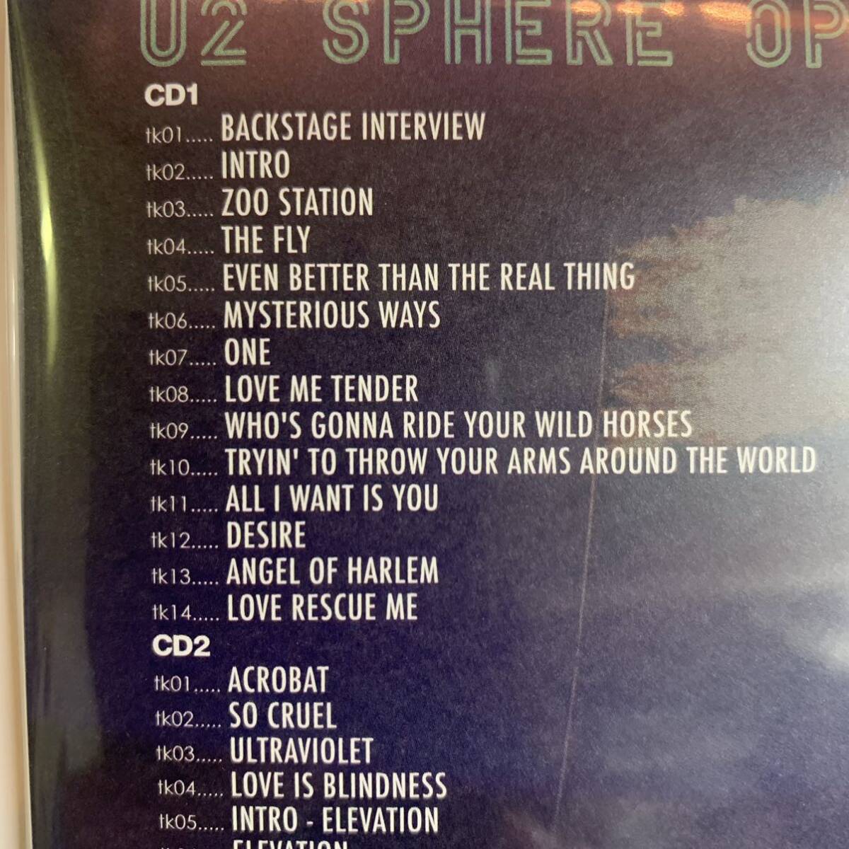 U2 / SPHERE OPERATION IEM Soundboard with Poster (4CD)