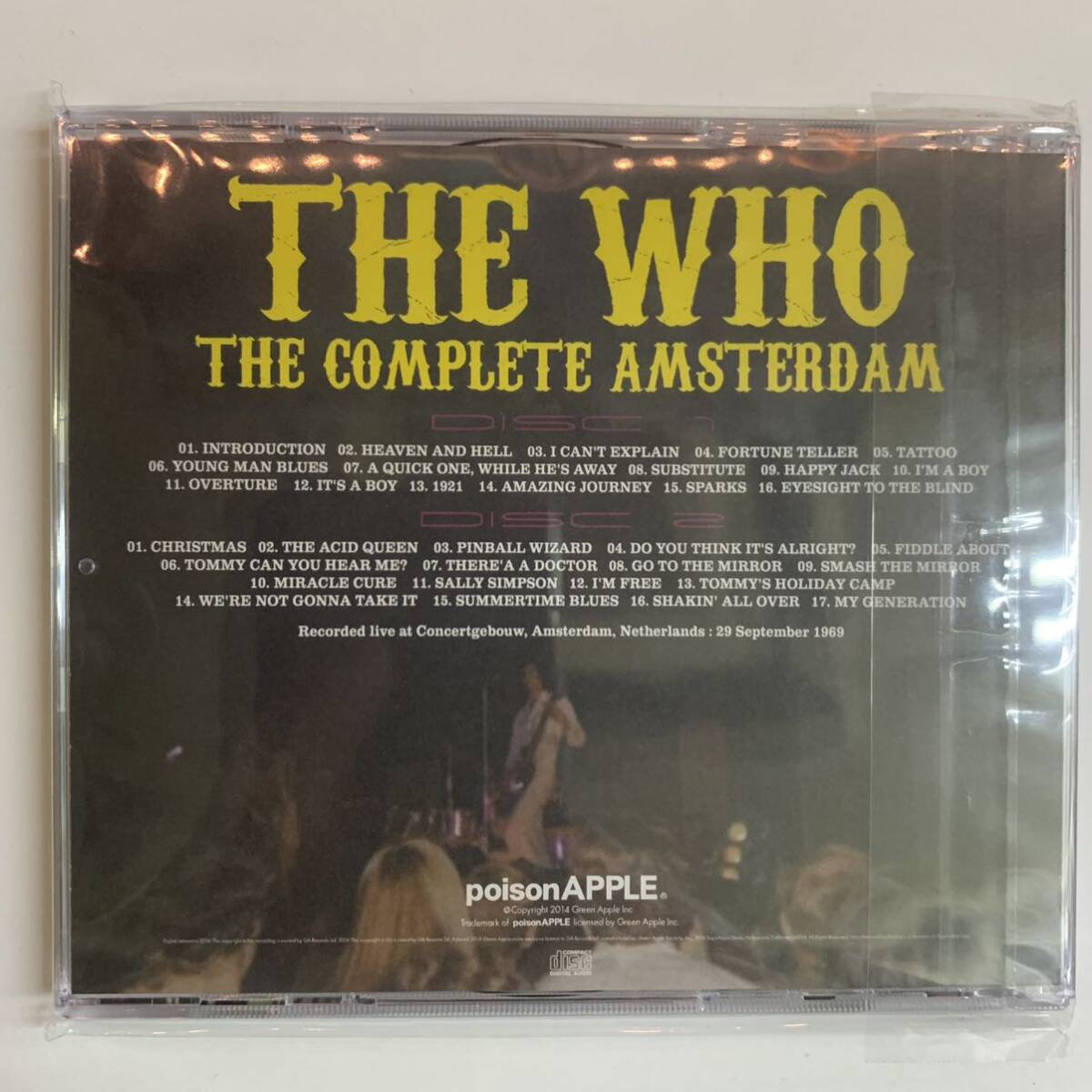 THE WHO / THE COMPLETE AMSTERDAM (2CD)