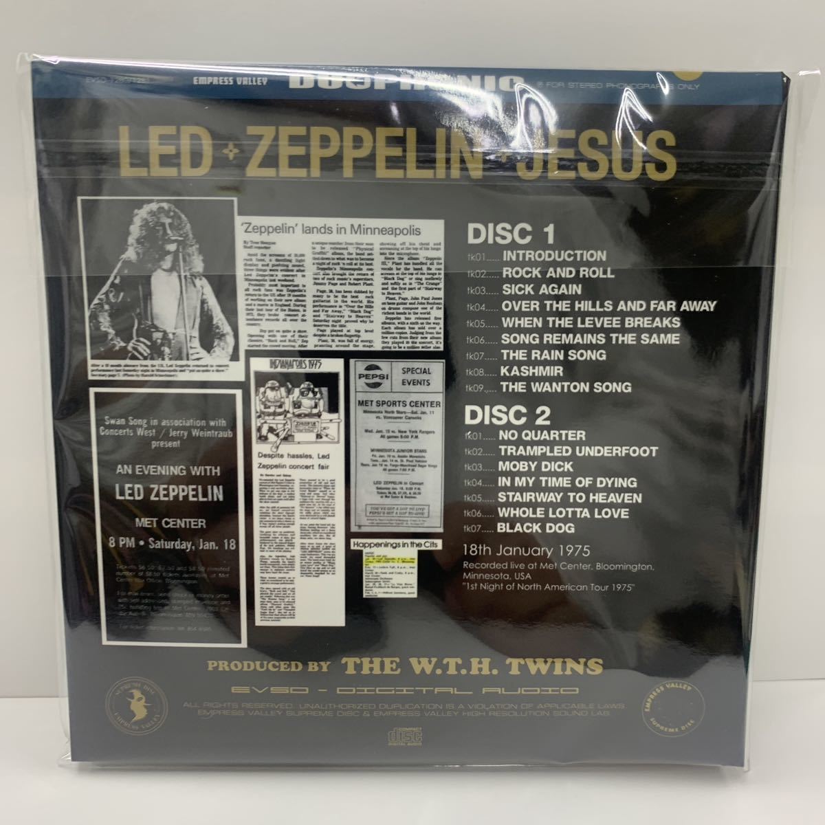 Led Zeppelin / Jesus Live In Minneapolis (2CD)