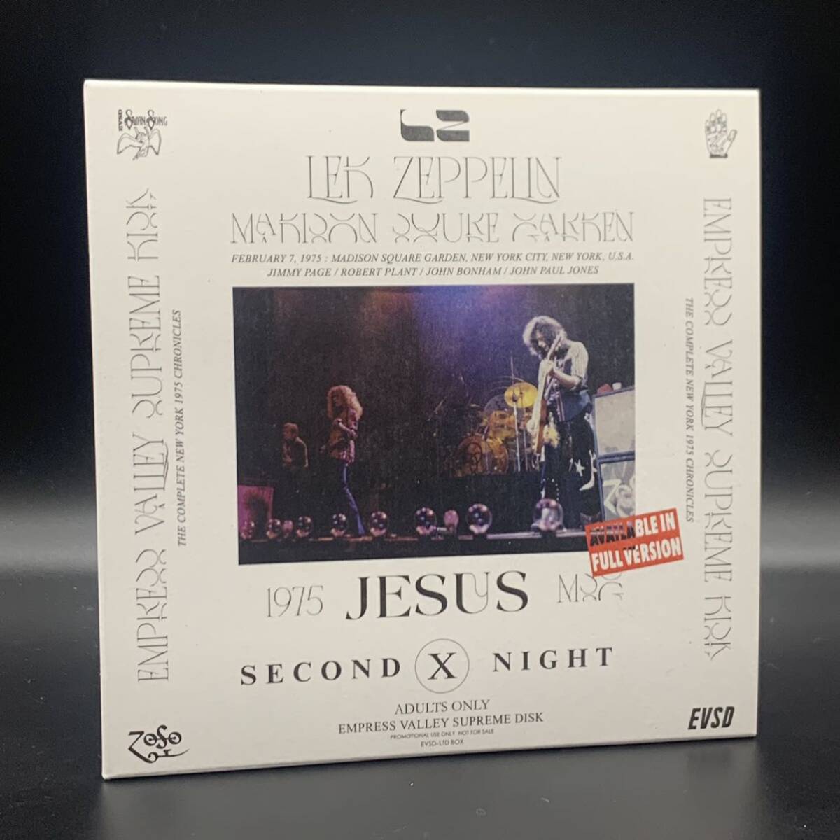 LED ZEPPELIN / JESUCRISTO SUPERSTAR 1975 MSG Arties Recording Empress Valley CAJA DE 9 CD