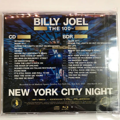 BILLY JOEL / NOCHE DE NUEVA YORK NÚMERO 100 (1 CD + 1 BDR)
