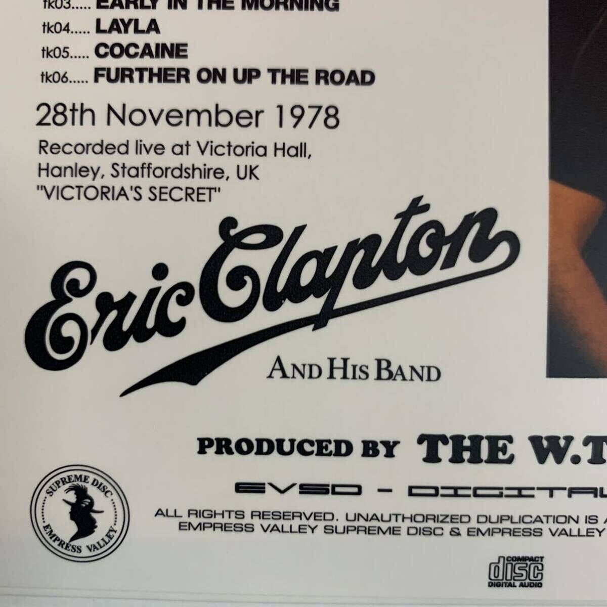 ERIC CLAPTON / VICTORIA’S SECRET (2CD) with original towel Limited ver.