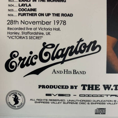 ERIC CLAPTON / VICTORIA’S SECRET (2CD) with original towel Limited ver.