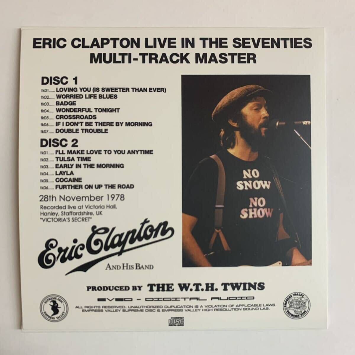 ERIC CLAPTON / VICTORIA’S SECRET (2CD) with original towel Limited ver.