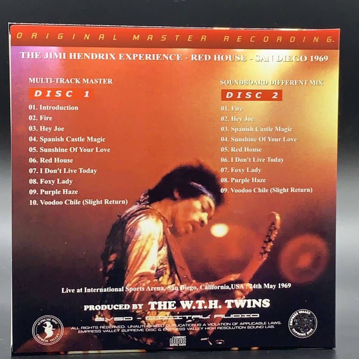 JIMI HENDRIX / RED HOUSE 2CD Limited Edition EMPRESS VALLEY SUPREME DISK
