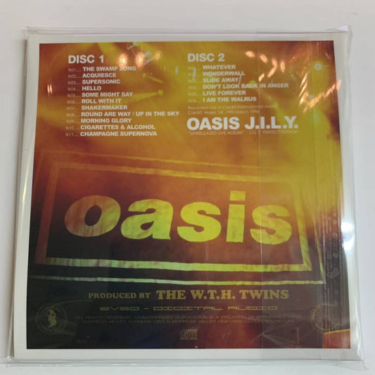 OASIS / JILY J.I.L.Y Perfect Edition 1996 Cardiff Unreleased Live Album 2CD Empress Valley