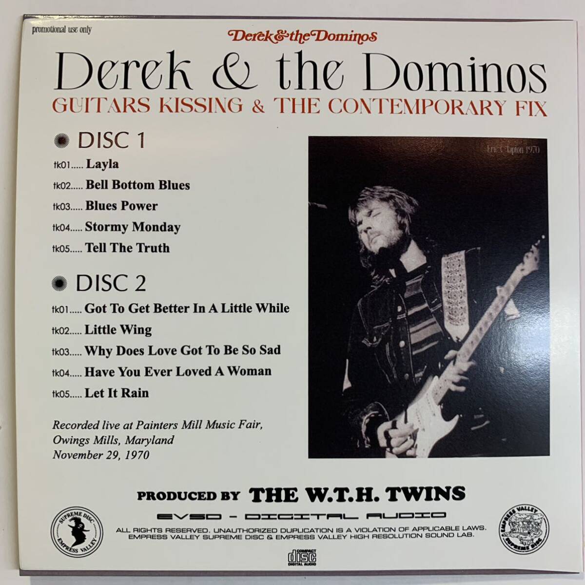 DEREK AND THE DOMINOS / GUITARS KISSING AND THE CONTEMPORARY FIX (2 CD) solo para uso profesional