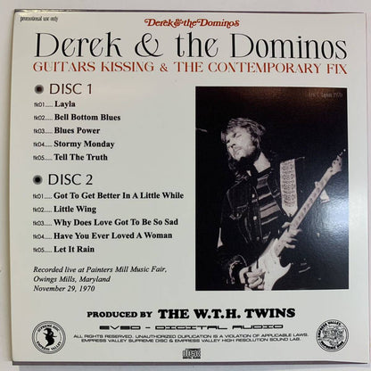 DEREK AND THE DOMINOS / GUITARS KISSING AND THE CONTEMPORARY FIX (2 CD) solo para uso profesional