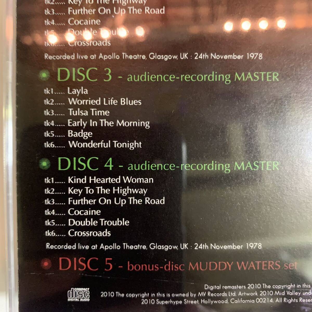 ERIC CLAPTON / MR. ROBERT JOHNSON (4CD+BONUS)