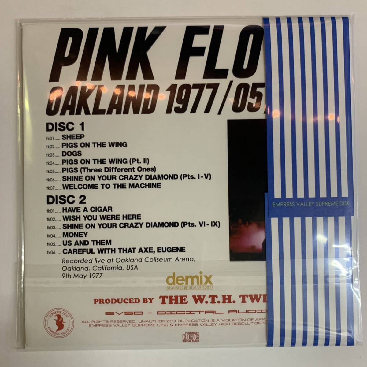 PINK FLOYD / OAKLAND 09/05/1977 (2 CD + Mini póster)