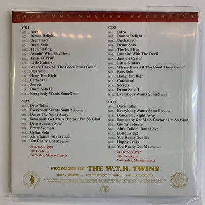 VAN HALEN / NOCHE DE WORCHESTER (4CD) Empress Valley