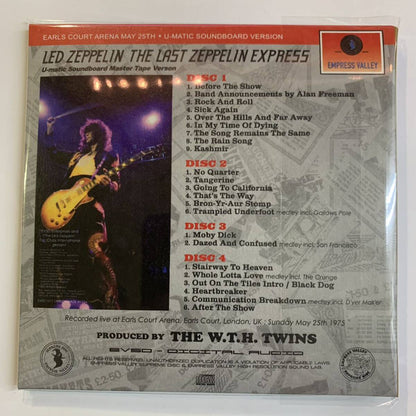 LED ZEPPELIN / LA ÚLTIMA ESCENA Caja de 8 CD Empress Valley