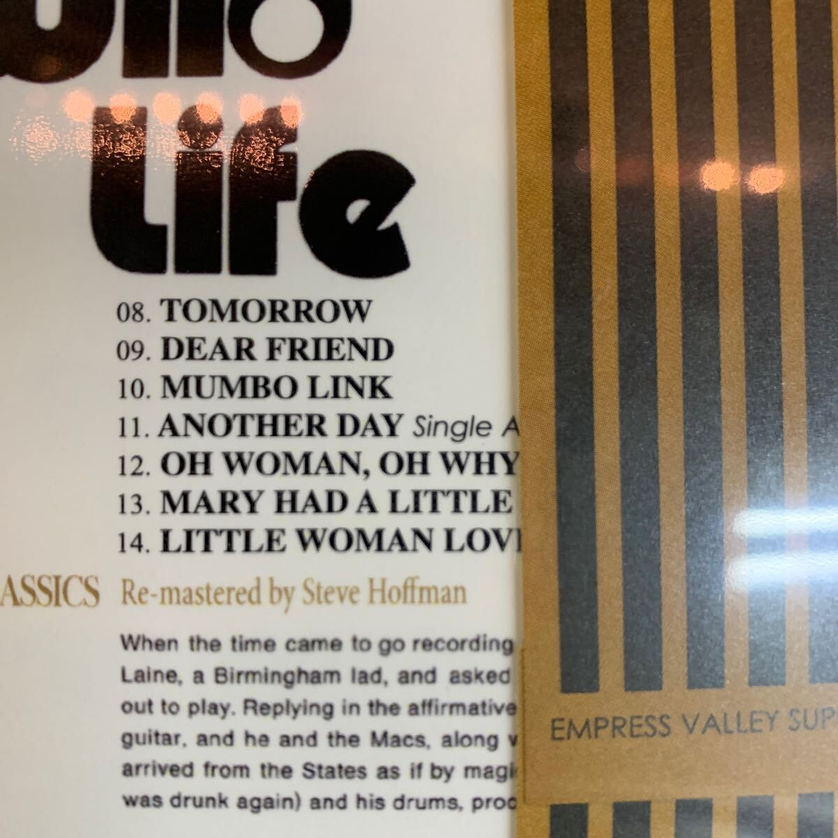 Paul McCartney &amp; WINGS / WILD LIFE DCC COMPACT CLASSICS rimasterizzati da Steve Hoffman (1CD)