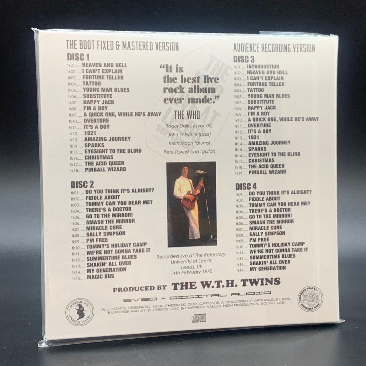 THE WHO / EN DIRECTO EN LEEDS COMPLETO (8 CD + CD EXTRA)