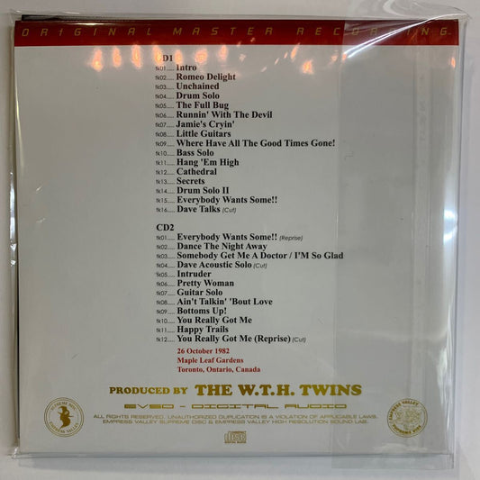 VAN HALEN / TORONTO NIGHT (2 CD) Empress Valley