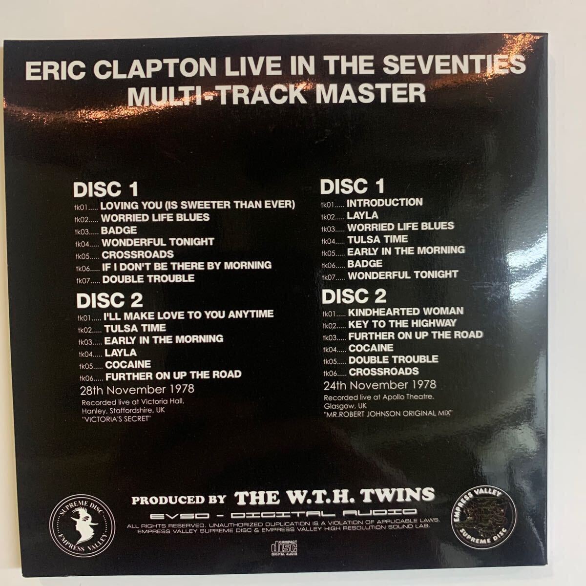 ERIC CLAPTON / EN VIVO EN LOS SETENTA (CAJA DE 4 CD)