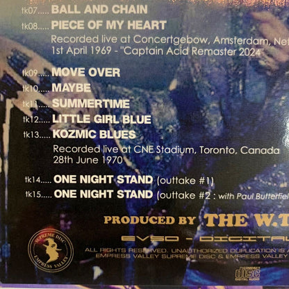 JANIS JOPLIN / KOZMIC BLUES Liver Than You’ll Ever Be Promo Limited Version (1CD)