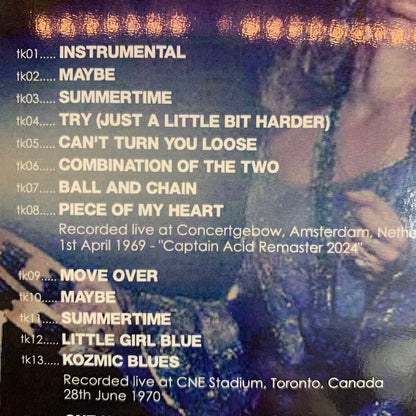 JANIS JOPLIN / KOZMIC BLUES Liver Than You’ll Ever Be (1CD)