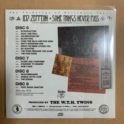 LED ZEPPELIN / SOME THINGS NEVER PASS 9CD BOX Empress Valley New