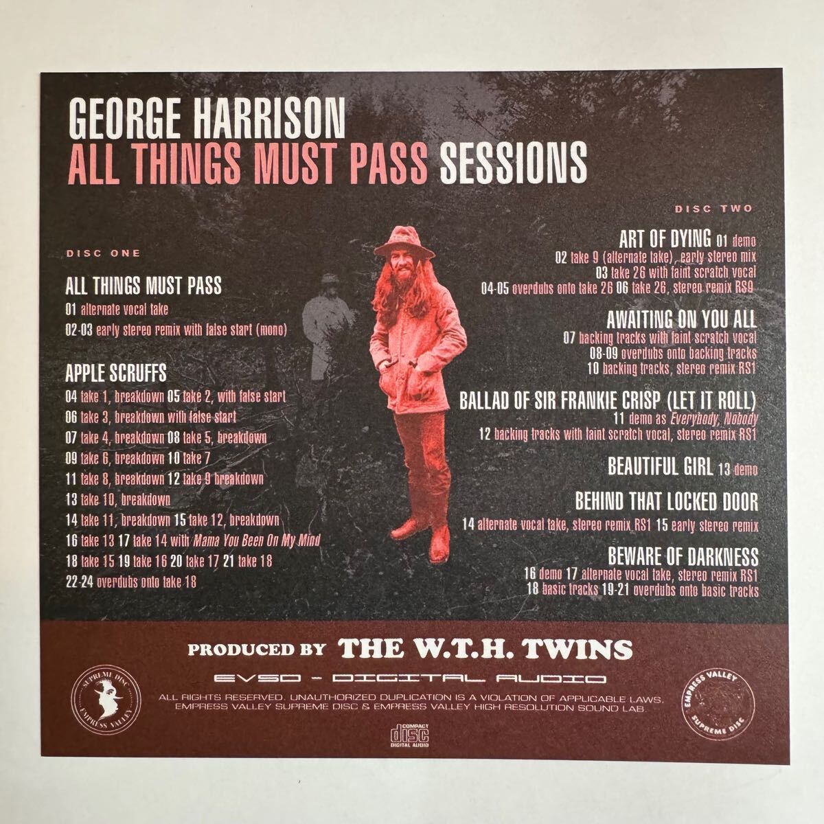 GEORGE HARRISON / ALL THINGS MUST PASS SESSIONS capitán ácido remasterizado (5 CD)