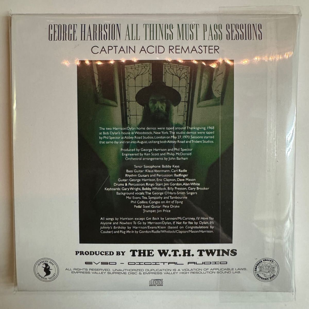 GEORGE HARRISON / ALL THINGS MUST PASS SESSIONS capitán ácido remasterizado (5 CD)