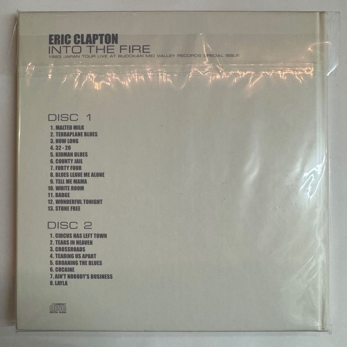 ERIC CLAPTON / INTO THE FIRE DEFINITIVE EDITION Booklet Type Hard Cover (2CD)