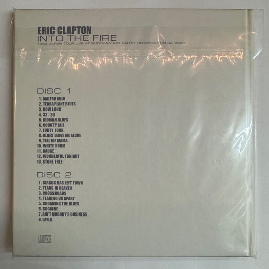 ERIC CLAPTON / INTO THE FIRE DEFINITIVE EDITION Booklet Type Hard Cover (2CD)