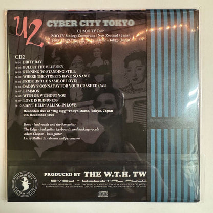 U2 / BLUE TAHITI BOX Ame No Shinjuku Kabukicyo Empress Valley 4CD Cyber ​​City Tokio