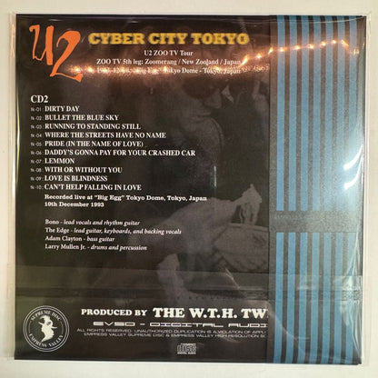 U2 / BLUE TAHITI BOX Ame No Shinjuku Kabukicyo Empress Valley 4CD Cyber ​​City Tokio